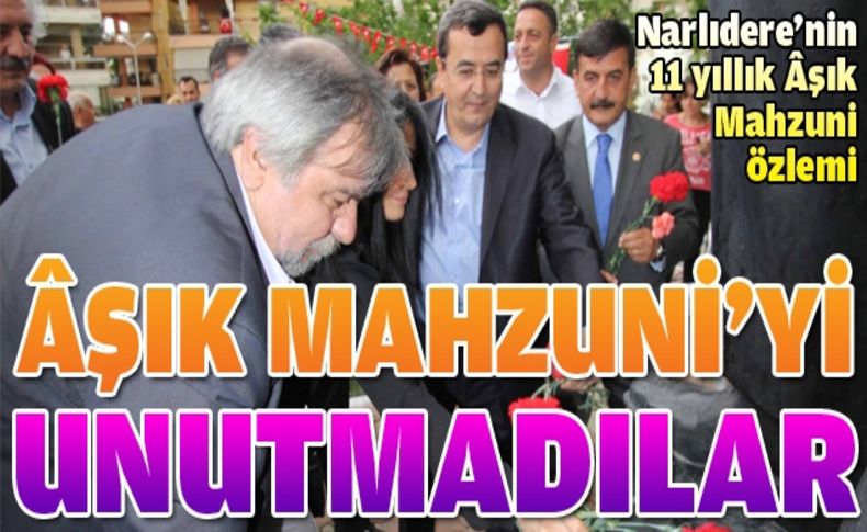 Ã‚şık Mahzuni Narlıdere'de türkülerle anıldı