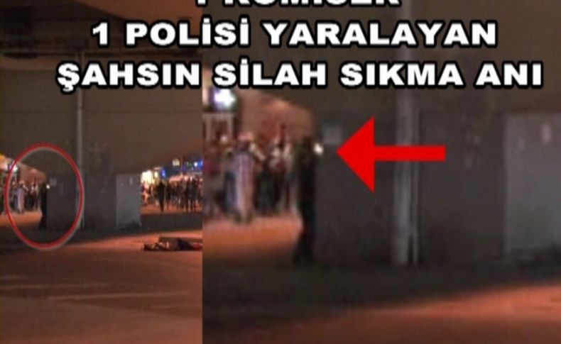 Şişli’deki olaylarda saldırganın polise ateş etme anı ortaya çıktı