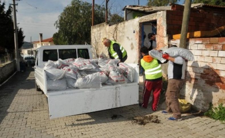 Soğuk kış günlerinde, sıcak destek