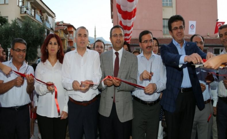 Spor salonunun geçen yıl temeli atıldı, bu yıl açılışı yapıldı