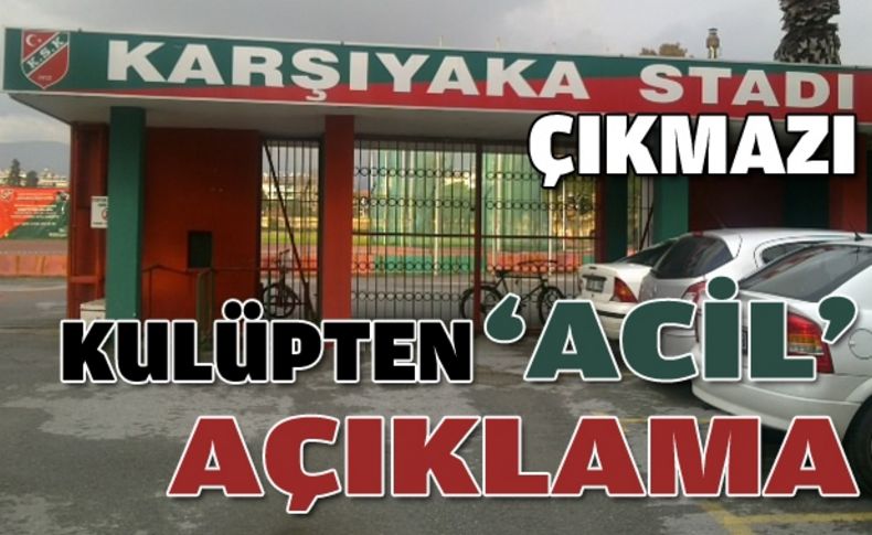 Stat çıkmazına kulüpten ACİL açıklama