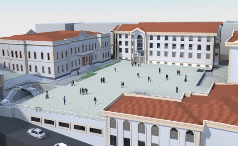 Sultan Abdülhamit Han’ın yadigarı Bursa Erkek Lisesi elden geçiriliyor