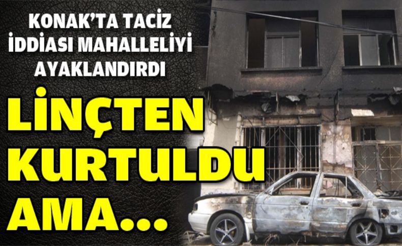Tacizci diye marketçinin evi ve otomobilini yaktılar