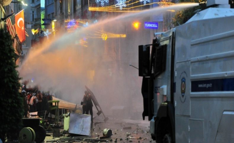 Taksim Meydanı savaş alanına döndü