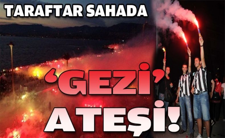 Taraftarlar sahaya indi: Gezi ateşi!