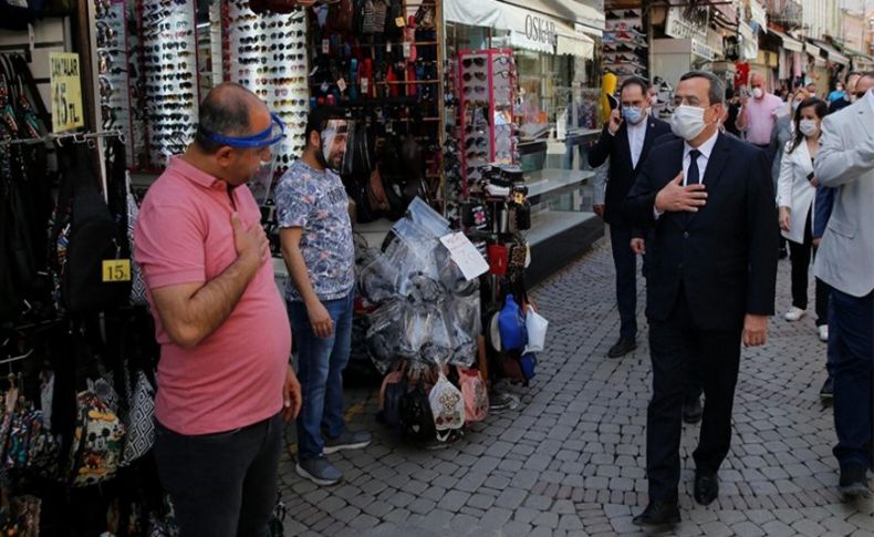 Başkan Batur’dan Kemeraltı esnafına 'hayırlı olsun' ziyareti