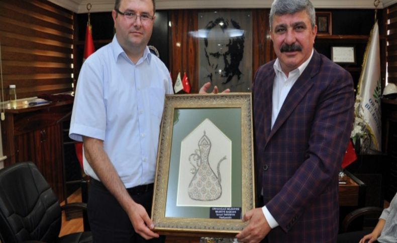 Tayini çıkan hakim ve savcılardan Başkan Tartar'a veda ziyareti