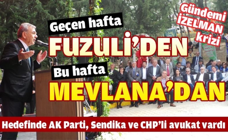 Teleferik Tesisleri’nin temel atma törenine Kocaoğlu damgasını vurdu