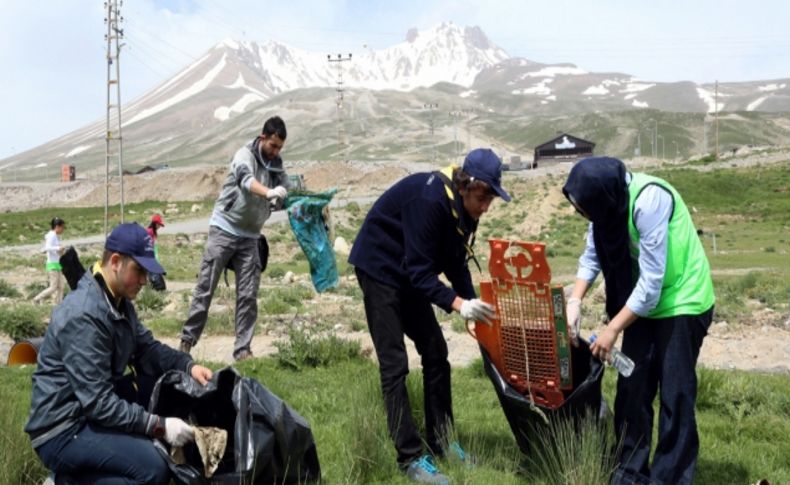 Temiz bir Erciyes için el ele