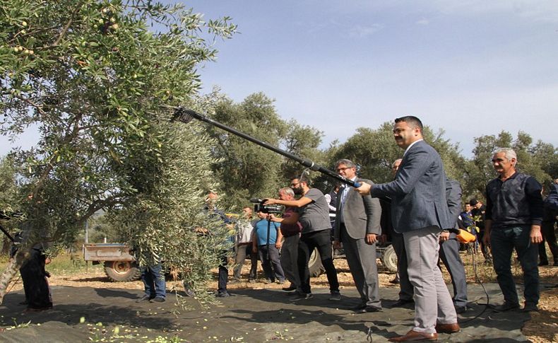 Torbalı'da zeytin hasadı dualarla başladı