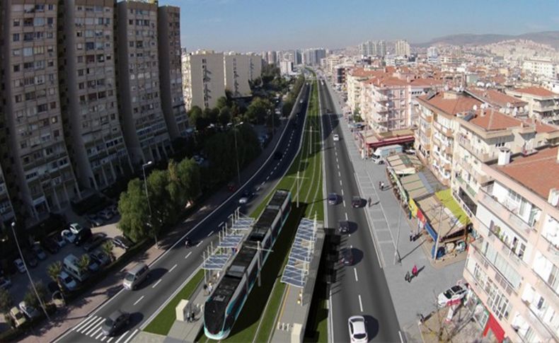 Karşıyaka tramvayı için geçici trafik düzeni