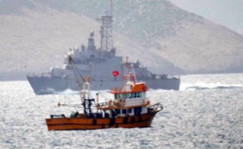 Türk balıkçılara Yunan tacizi