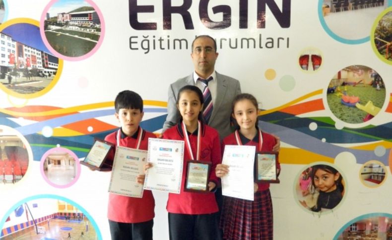 Türkiye geneli matematik yarışmasında Özel Ergin Koleji madalya kazandı