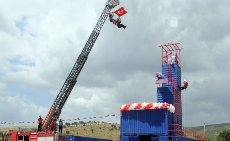 Türkiye'nin dördüncü büyük itfaiye eğitim sahası hizmete girdi