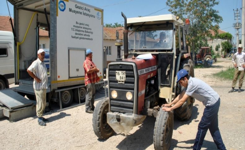 TÜVTURK'ten köylere gezici muayene hizmeti