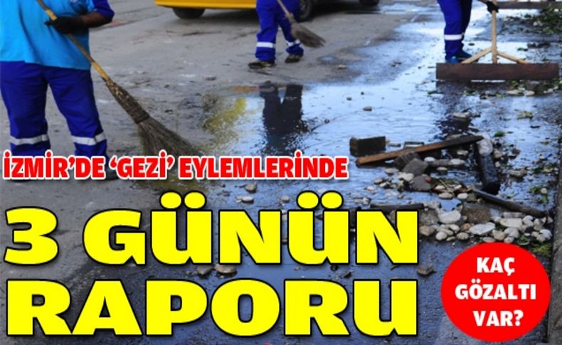 Üç günün raporu: ortalık savaş alanı 571 gözaltı!