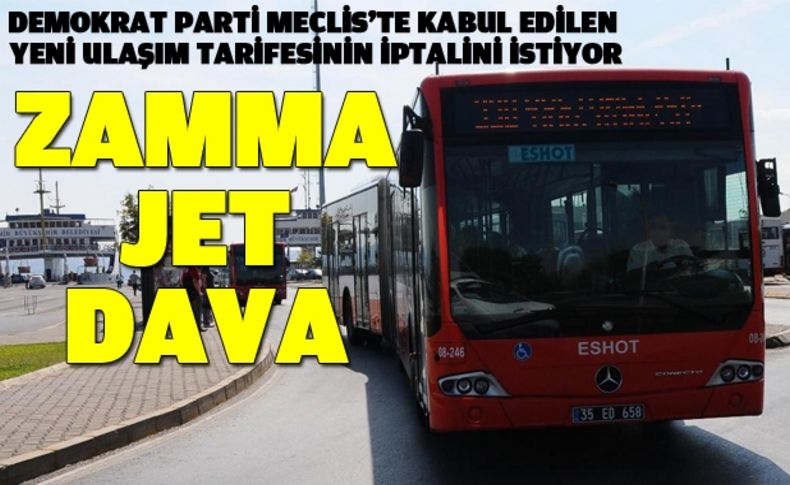 Ulaşım zammına dava açıldı