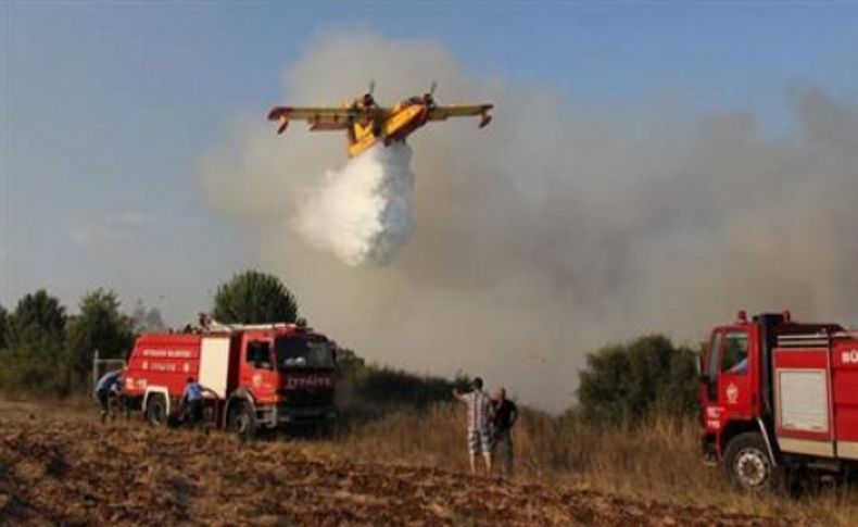 Üniversite kampüsünde yangın