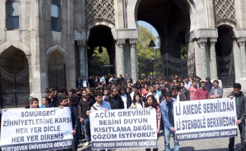 Üniversitelerdeki olaylar protesto edildi