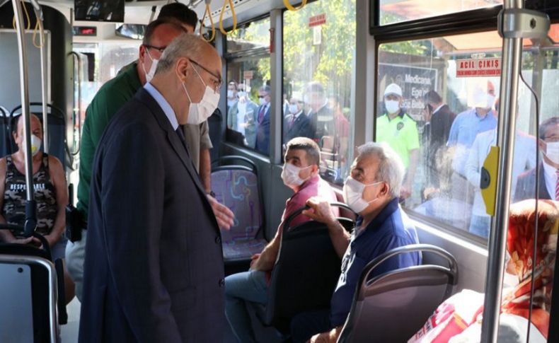 Vali Köşger denetlemede açıkladı: Konak'a özel mesai saati uygulaması