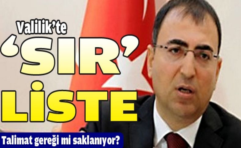 Valilikten şaşırtan yasak: O listeye de veto geldi