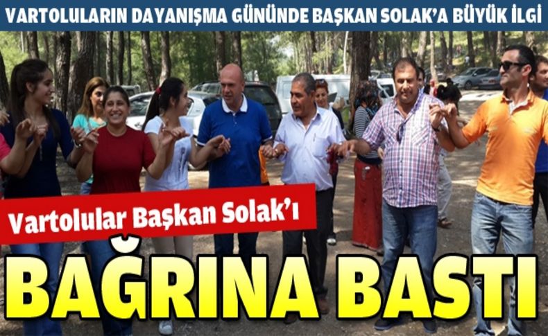 Vartolular Başkan Solak'ı bağrına bastı