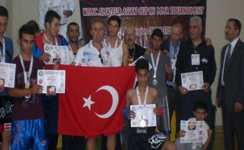 WFMC Asya Kick Boks Şampiyonası'na Tekirdağ damga vurdu