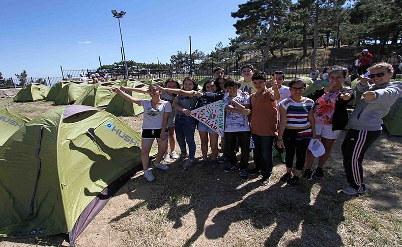 Yamanlar’ın zirvesinde kamp keyfi