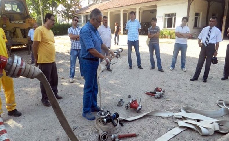 Yangın olmadığı günlerde yangına hazırlanıyorlar