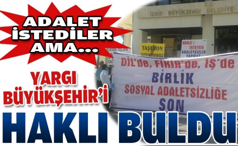 Yargı Büyükşehir'i haklı buldu