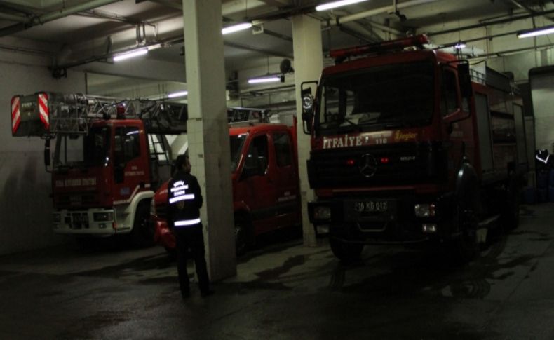 Yeni yıla yangın nöbetinde girdiler