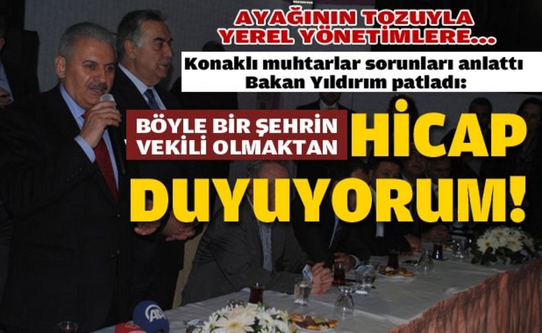 Yıldırım yerel yönetimleri hedef aldı