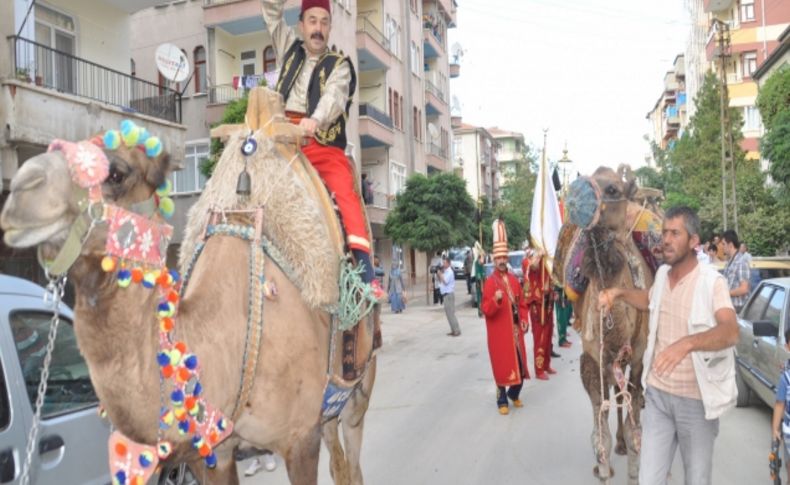 Yozgat'ta develerle iftar coşkusu