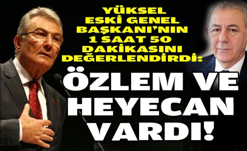 Yüksel: Kürsüyü özlemiş biraz heyecanlıydı!