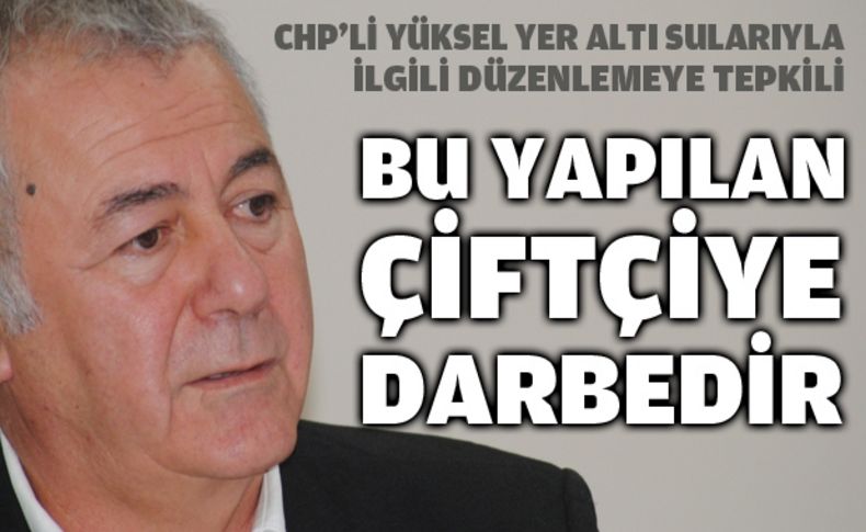 Yüksel: ''Su ticari mal değildir''