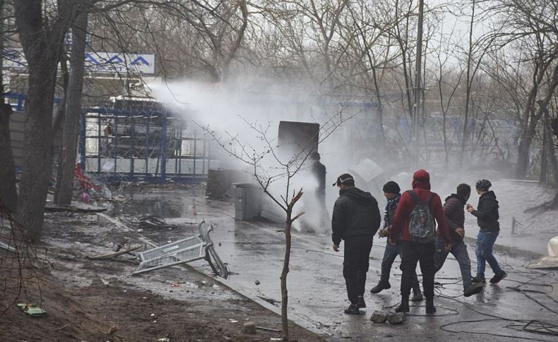 Yunan'dan göçmenlere yine sert müdahale