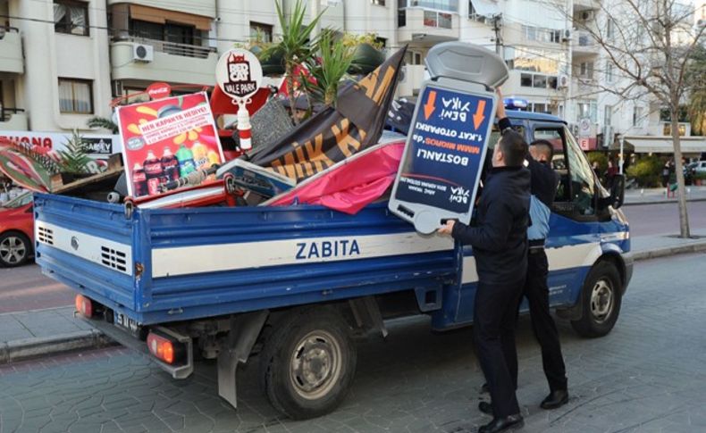 Karşıyaka'da kaldırım işgaline geçit yok