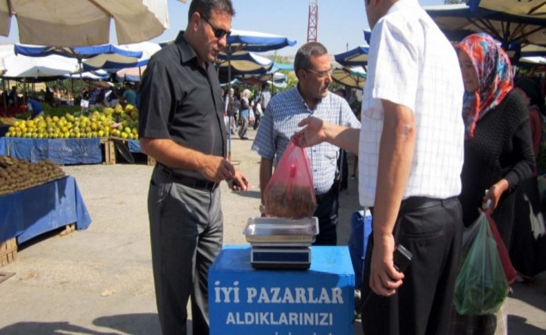 Zabıtadan Mamak pazarlarına sıkı denetim