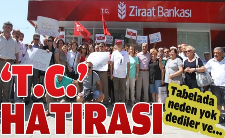 Ziraat Bankası’na T.C. protestosu